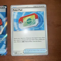 Pokemon Mega Evolution Perfect Order Poke Pad 113/088 And 081/088. Near Mint - Image 3