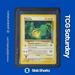 1999 POKEMON WIZARDS BLACK STAR MOVIE PROMO THE POWER OF ONE #27 PIKACHU - Image 1