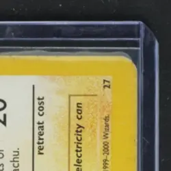 1999 POKEMON WIZARDS BLACK STAR MOVIE PROMO THE POWER OF ONE #27 PIKACHU - Image 5