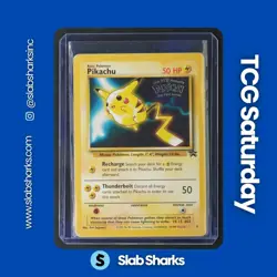 1999 POKEMON WIZARDS BLACK STAR MOVIE PROMO MEWTWO STRIKES BACKA #4 PIKACHU - Image 1