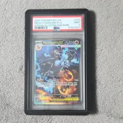 Pokemon Mega Charizard X EX Holo 125/094 PSA 9 Phantasmal Flames MINT REGRADE!! - Image 4