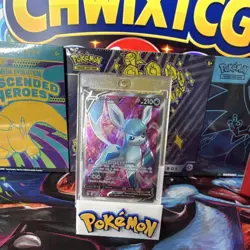 Glaceon V Full Art 174/203 SWSH07 Evolving Skies Ultra Rare Holo 210 HP Pokemon - Image 1