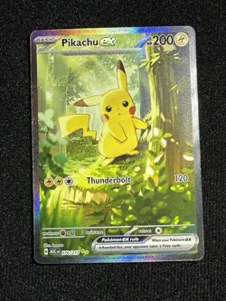 Pokemon Pikachu EX Rare Full Art Holo ASC 276/217 200 HP Lightning - Image 1