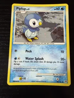2007 Pokemon Piplup - (Cosmos Holo) 093/130 ~ LP - Image 1