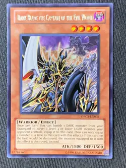 Dark Blade the Captain of the Evil World ORCS-EN034 Rare Unlimited Yu-Gi-Oh - Image 1