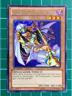 Gravekeeper's Priestess LCJW-EN258 Rare 1st Edition Yugioh Card - Image 1