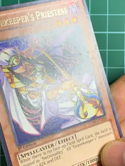 Gravekeeper's Priestess LCJW-EN258 Rare 1st Edition Yugioh Card - Image 2