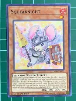 Squeaknight IGAS-EN031 Common 1st Edition Yugioh Card - Image 1