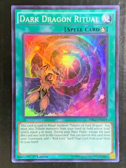 Dark Dragon Ritual DRL2-EN019 1st Edition Super Rare Yu-Gi-Oh! Konami - Image 1