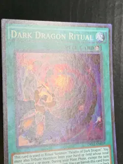 Dark Dragon Ritual DRL2-EN019 1st Edition Super Rare Yu-Gi-Oh! Konami - Image 2