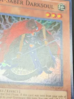 XX-Saber Darksoul CT08-EN017 Limited Edition Super Rare Yu-Gi-Oh! - Image 3