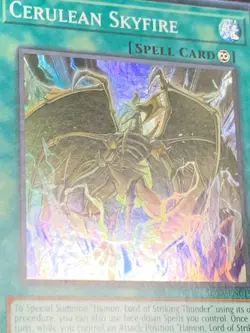 Cerulean Skyfire SDSA-EN019 1st Edition Super Rare Yu-Gi-Oh! - Image 3