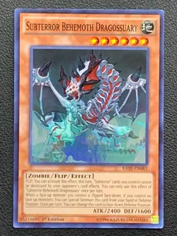 Subterror Behemoth Dragossuary RATE-EN083 1st Edition Super Rare Yu-Gi-Oh! - Image 1