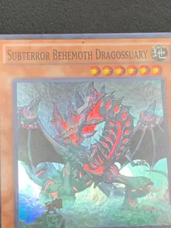 Subterror Behemoth Dragossuary RATE-EN083 1st Edition Super Rare Yu-Gi-Oh! - Image 2