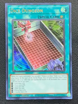 Dice Dungeon BLCR-EN005 1st Edition Ultra Rare Yu-Gi-Oh! - Image 1