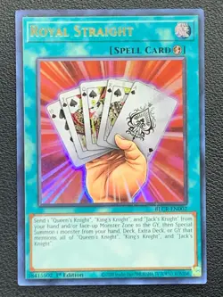 Royal Straight BLCR-EN002 1st Edition Ultra Rare Yu-Gi-Oh! - Image 1