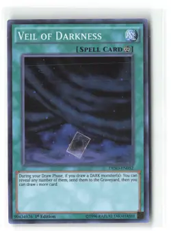 Veil Of Darkness DESO-EN052 Super Rare 1st Edition Yu-Gi-Oh! - Image 1