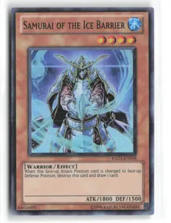 Samurai Of The Ice Barrier HA03-EN019 Super Rare Yu-Gi-Oh! - Image 1