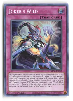 Joker's Wild KICO-EN007 Super Rare 1st Edition Yu-Gi-Oh! [2] - Image 1