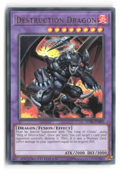 Destruction Dragon LC06-EN003 Ultra Rare Limited Edition Yu-Gi-Oh! [3] - Image 1