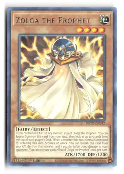 Zolga The Prophet KICO-EN012 Rare 1st Edition Yu-Gi-Oh! [2] - Image 1