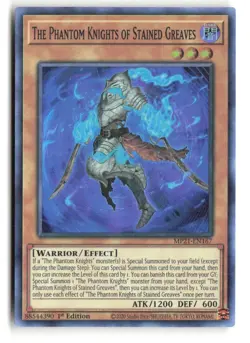 The Phantom Knights Of Stained Greaves MP21-EN167 Super Rare 1st Edition - Image 1