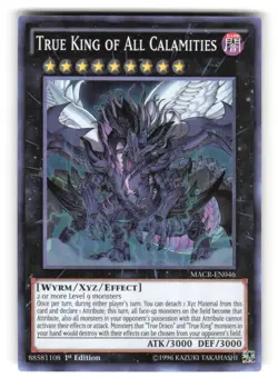 True King Of All Calamities MACR-EN046 Super Rare 1st Edition Yu-Gi-Oh! - Image 1