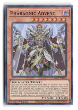 Pharaonic Advent PHHY-EN096 Super Rare 1st Edition Yu-Gi-Oh! - Image 1