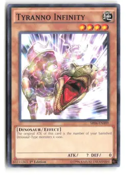 Tyranno Infinity SR04-EN009 1st Edition Yu-Gi-Oh! - Image 1