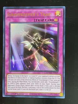 Gravekeepers Trap MAMA-EN029 Ultra Rare 1st Edition Yugioh Card 3 - Image 1