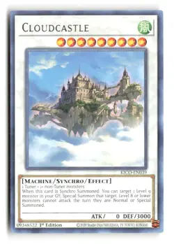 Cloudcastle KICO-EN039 Rare 1st Edition Yu-Gi-Oh! - Image 1