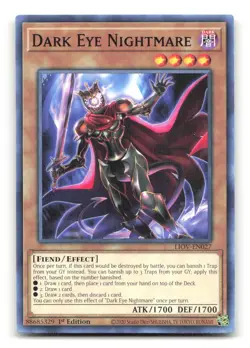 Dark Eye Nightmare LIOV-EN027 1st Edition Yu-Gi-Oh! - Image 1