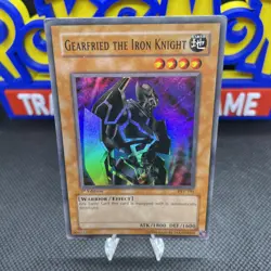 Yugioh Gearfried the Iron Knight PSV-101 Super Rare 1st Ed - Image 1