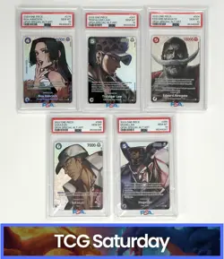 2023 ONE PIECE OP04 SPECIAL ALTERNATE ART FULL SET SEQUENTIAL PSA 10 - Image 1