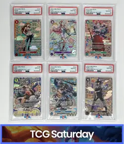 2023 ONE PIECE TCG OP05 SPECIAL ALTERNATIVE ART FULL SET SEQUENTIAL PSA 10 - Image 1