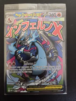 SEALED! Mega Charizard X EX MEP 023 Oricorio 024 UPC Promo Full Art Pokemon Card - Image 1