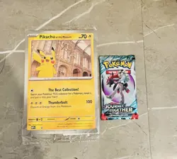 Pokemon TCG: Pikachu Museum Promo Card + Journey Together Booster Pack - Image 3