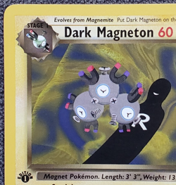 1st Edition Dark Magneton - Team Rocket - #28/82 - Rare Vintage Pokemon Card - Image 2
