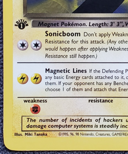 1st Edition Dark Magneton - Team Rocket - #28/82 - Rare Vintage Pokemon Card - Image 5