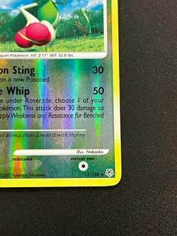 Roserade 13/130 - Diamond and Pearl Rare Reverse Holo Pokemon TCG Card LP - Image 3