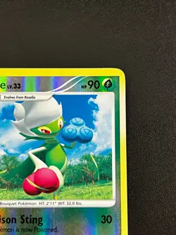 Roserade 13/130 - Diamond and Pearl Rare Reverse Holo Pokemon TCG Card LP - Image 4