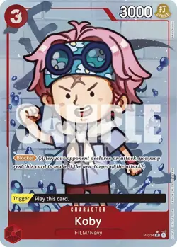 Koby (Full Art) P-014 English PR Premium Booster -The Best- One Piece Card Game - Image 1