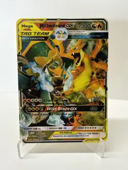 MCharizardGX HP300 Gold Metal Pokemon Card-Collectible Gift Display - Image 1