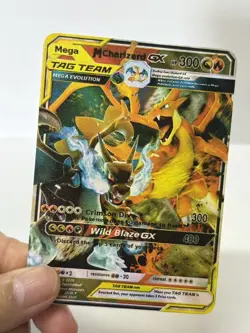 MCharizardGX HP300 Gold Metal Pokemon Card-Collectible Gift Display - Image 3