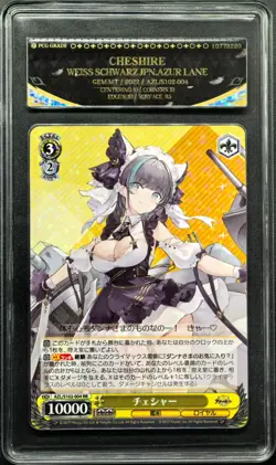2022 Weiss Schwarz Cards JPN. Azur Lane Cheshire AZL/S102-004 PCG 10 GEM - Image 1