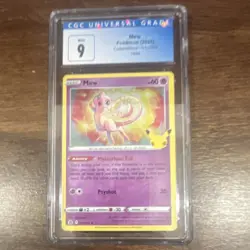 CGC 9 Mew Celebrations 011/025 Holo Rare Pokemon TCG Card English - Image 1