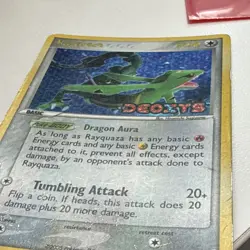 Rayquaza EX 22/107 EX Deoxys Reverse Holo Rare Pokemon Card English Stamped - Image 3