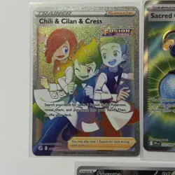 Pokemon Card Lot (5 Cards) - Vintage Modern Hyper Ultra IR SIR Reverse Holo Rare - Image 2