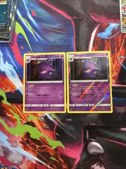 Gengar Holo and Reverse Holo 38/111 Crimson Invasion Pokemon Card Rare LP & NM - Image 1