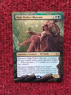 High Perfect Morcant MTG Lorwyn Eclipsed Hand Painted Extended Full Altered Art - Image 1